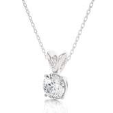 lab created diamond necklace